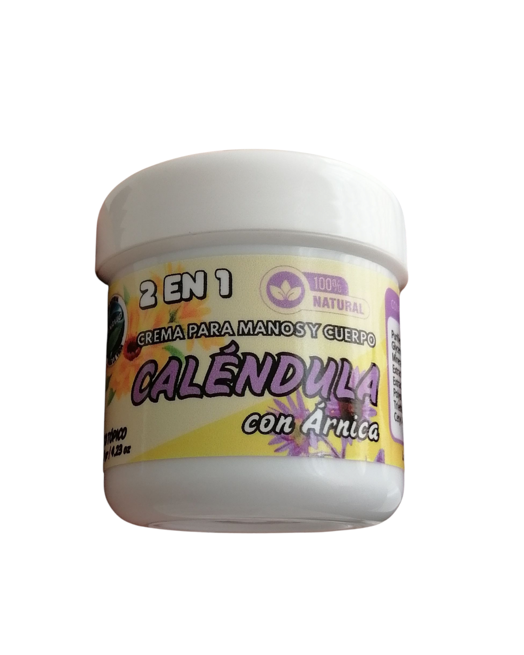 Crema CALÉNDULA con Árnica 120gr Uso tópico
